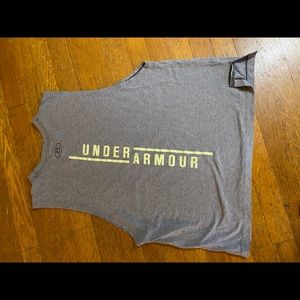 Under armour sleeveless work out shirt